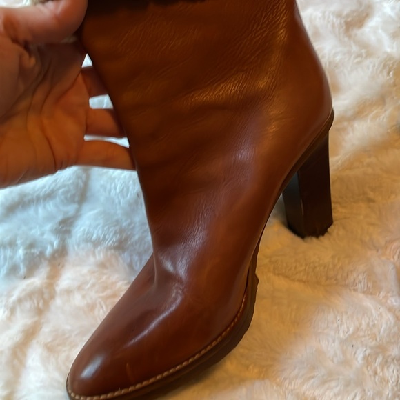MICHAEL KORS LEATHER KNIT SWEATER MID CALF BOOTS - Picture 10 of 15